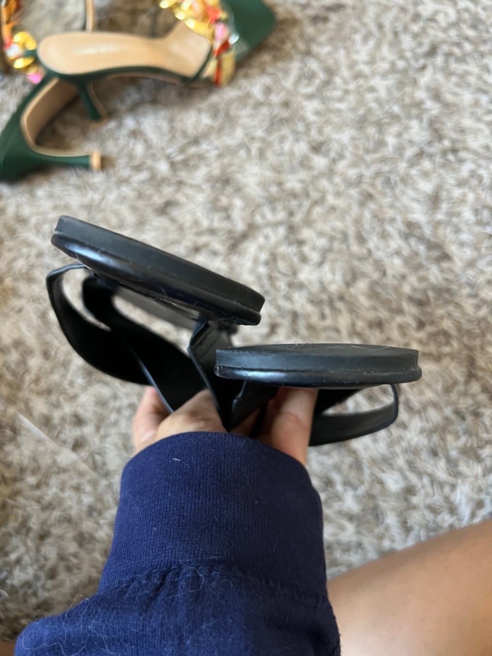 Universal Thread Black Crisscross Slide Sandals - Women - Picture 7 of 7